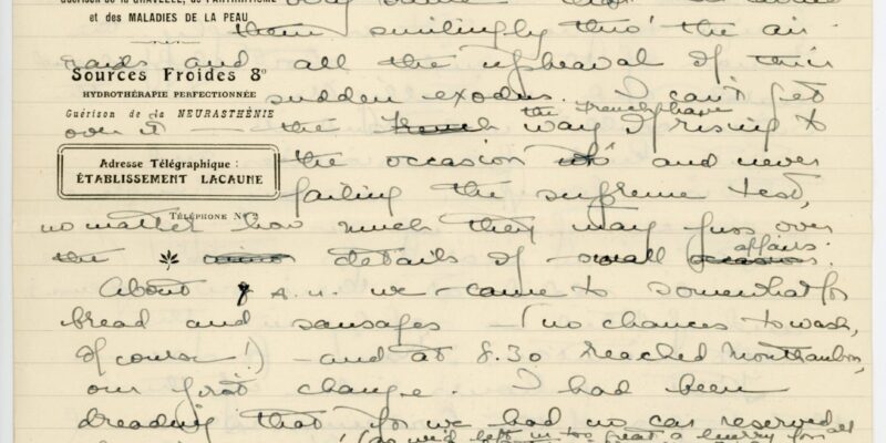 Erica (Thorp) de Berry to Thorp family, 13 April 1918 Erica (Thorp) de Berry to Thorp family, 13 April 1918